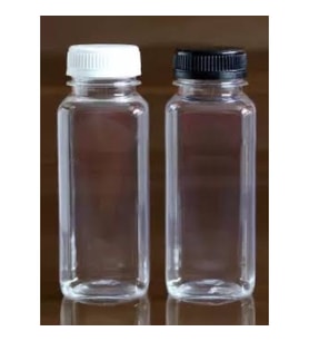 500ml, içecek şişesi, Boş Şişe, DEtox Şişesi, 12 adet, Beyaz kapaklı (Şeffaf)