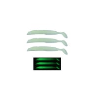 Fujin Salt Glow Eel Body 13cm x3 Silikon Yem Gövde Sahte Balık