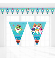 Baby Shark Üçgen Bayrak Flama - 3,20 mt.