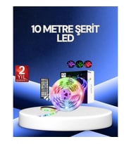 Mey İthalat® 10 Metre Smart Şerit Led Bluetooth Telefon Kontrollü USB Enerjili
