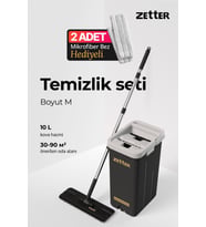 Tablet Mop Temizlik Seti Yeni Nesil Paspas M Boy - Siyah