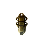 Sandık, Kutu Klipsi, Ön Kilidi - 72x40mm, Antik, 1 Adet