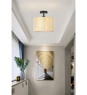 BAMBU 010 ABAJURLU  PLAFONYER AVİZE