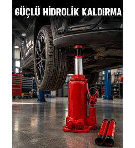 Dayanıklı Çelik Gövdeye Sahip Kompakt Hidrolik Kriko