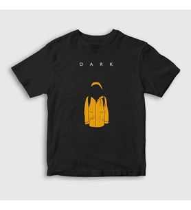 Presmono Unisex Çocuk Siyah Jonas Dark T-Shirt 186757tt