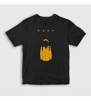 Presmono Unisex Çocuk Siyah Jonas Dark T-Shirt 186757tt