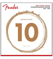 Fender 860XL Phosphor Bronze Dura Tone Coated 10-48 Akustik Gitar Teli