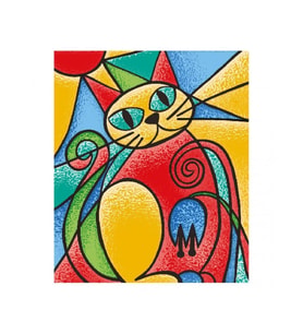 5001 KumT Cam Vitray - Glass Painting / +6 yaş