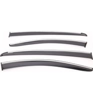 Sunplex TOYOTA Uyumlu COROLLA 2019 Sonrası Chrome Style 4 Lü Set Kromlu Cam Rüzgarlığı Ön Ve Arka Parça