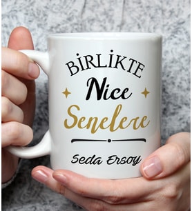 Kişiye Özel Yılbaşı Hediyesi Kupa Bardak