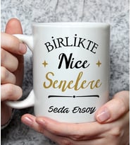 Kişiye Özel Yılbaşı Hediyesi Kupa Bardak