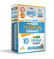 2024 KPSS Lisans Yazarlar Karması GY-GK Türkiye Geneli Kurumsal 10lu Dijital Çöz