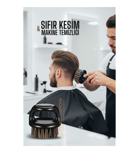 At Kılı Fade Fırça – Berberler İçin Sıfır Kesim ve Makine Temizleme Fırçası