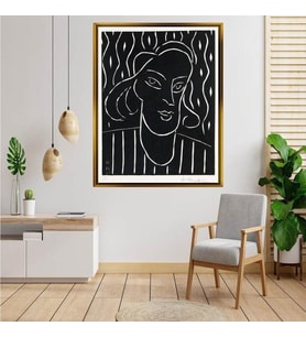 Altın  Çerçeveli tablo ss651