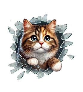 Fulcar Stray Araç Stickerı (Çok Renkli)