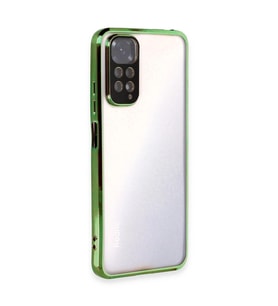 Xiaomi Redmi Note 11 Kılıf Razer Lensli Silikon - Yeşil