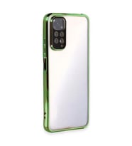 Xiaomi Redmi Note 11 Kılıf Razer Lensli Silikon - Yeşil