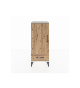Arges Komodin 3 Raflı Tek Çekmeceli Tek Kapaklı 44x30x106 Aytaşı-Çam