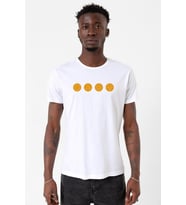 Squid Game Dalgona Candy Beyaz Erkek Bisikletyaka Tshirt
