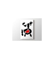 Joan Miro - Study For The Cover Of The Catalogue Premium Kanvas Tablo