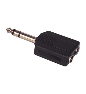Ayt 6.3 Mm Stereo Erkek 6.3 Mm Stereo Dişi x 2 Çevirici Jack