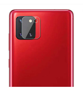 Samsung Galaxy A91 Kamera Lens Koruyucu Esnek Kırılmaz İnce Nano Cam Filmi (Renksiz)