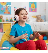 H10 CAT KEDİLİ LED IŞIKLI KAFAÜSTÜ BLUETOOTH KULAKLIK (TOZ PEMBE)