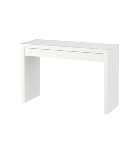 Makyaj Masası, MALM Beyaz Renk MeridyenDukkan 120x41 cm Çekmeceli