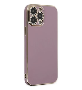 iPhone 14 Pro Max Kılıf Volet Silikon - Mor