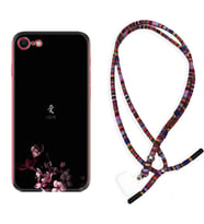 Apple iPhone 5 6 7 8 Plus Se XR Kılıf Boyun Asklı Rasta Silikon Love 1629