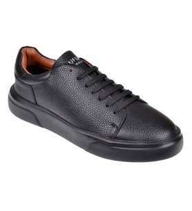 Lufian Hakiki Deri Erkek Spor Ayakkabı Sneaker LUF-TOMMY SİYAH
