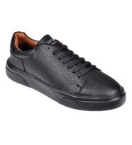 Lufian Hakiki Deri Erkek Spor Ayakkabı Sneaker LUF-TOMMY SİYAH