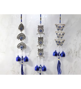 Periboia Metal Nazar Boncuğu Çan Model 21 (Çok Renkli)