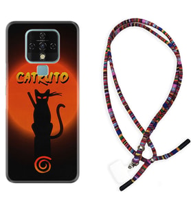 Tecno Camon 16 18P Pova Kılıf Boyun Asklı Rasta Silikon Catrudo 1679