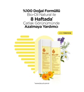 Mey İthalat® Bio-Oil Çatlak Karşıtı ve Natural Cilt Bakım Yağı 125 ml