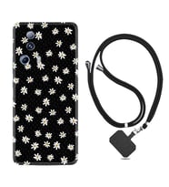 Xiaomi Mi 13 Lite Kılıf Resimli Boyun Askılı İpli Desenli Silikon Series Papatyalar 1866