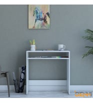 Beypazarı Bölmeli Masa, Beyaz 79x78x43 cm