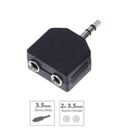 Jack Dönüştürücü - Stereo Jack Çoğaltıcı - Swat 1x2 - 3.5mm