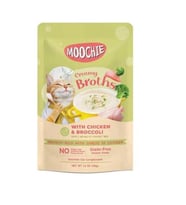 Moochie Parça Tavuk ve Brokolili Tahılsız Kedi Çorbası 40gr