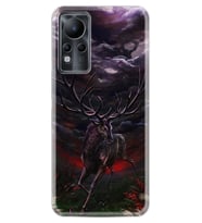 INFINIX Note 11 Pro Note 10 Hot 9 Play Kılıf Desemli Silikon Dark Deer 1786