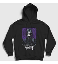 Presmono Unisex Siyah Robes Ghost Kapüşonlu Sweatshirt 52389tt