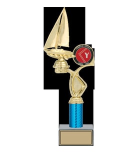 ODAK KUPA - Figürlü Kupalar - Yelken Figürlü Kupalar FG-017 C - 37 cm