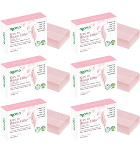 Agarta El Yapımı Doğal Sabun 150GR Kuru ve Hassas Ciltler (6 Lı Set)