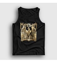 Presmono Unisex Siyah Battle Hymns Manowar Atlet 63408tt