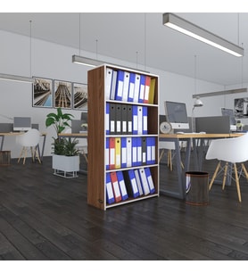 Kenzlife klasörlük raflı erlinay cvz 140*80*30 kitaplık ofis arkalıksız