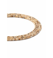 Jasper Doğal Taş Parlak Silindir Kesim 2x2mm Dizi [AA]