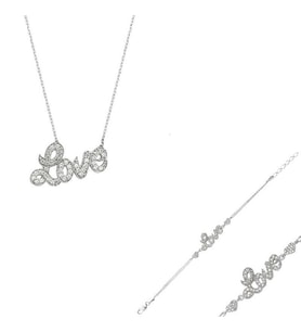 925 Ayar Gümüş Love Set (Karışık)