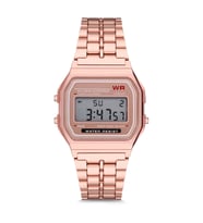 Unisex Dijital Rose Gold Kol Saati