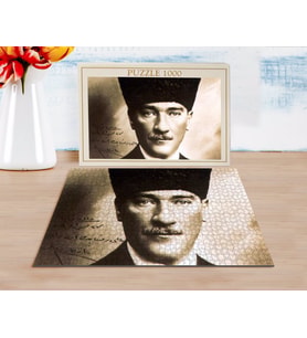 BK Home Atatürk Tasarımlı 1000 Parça Profesyonel Puzzle-3