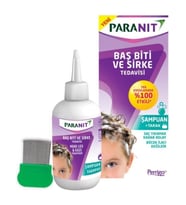 Paranit Baş Biti ve Sirke Tedavisi Şampuan+Tarak 100 ml